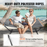Tents: VEVOR Double Quilted Fabric Hammock Two Person Hammock with Stand 480lb Capacity