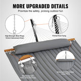 Tents: VEVOR Double Quilted Fabric Hammock Two Person Hammock with Stand 480lb Capacity