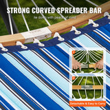 Tents: VEVOR Two Person Hammock with Stand Included, Double Hammock with Curved Spreader Bar and Detachable Pillow and Portable Carrying Bag, Perfect for Outdoor Freestanding Hammock, 480lb Capacity