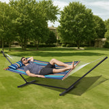 Tents: VEVOR Double Quilted Fabric Hammock Two Person Hammock with Stand 480lb Capacity