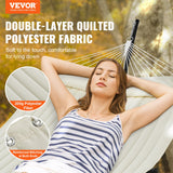 Tents: VEVOR Two Person Hammock with Stand Included, Double Hammock with Curved Spreader Bar and Detachable Pillow and Portable Carrying Bag, Perfect for Outdoor Freestanding Hammock, 480lb Capacity