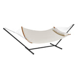 Tents: VEVOR Two Person Hammock with Stand Included, Double Hammock with Curved Spreader Bar and Detachable Pillow and Portable Carrying Bag, Perfect for Outdoor Freestanding Hammock, 480lb Capacity