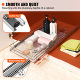 Kitchen & Bathroom DIY: VEVOR Pull Out Cabinet Under Sink Organizer 11 x 21 Inch Wire Drawer Basket