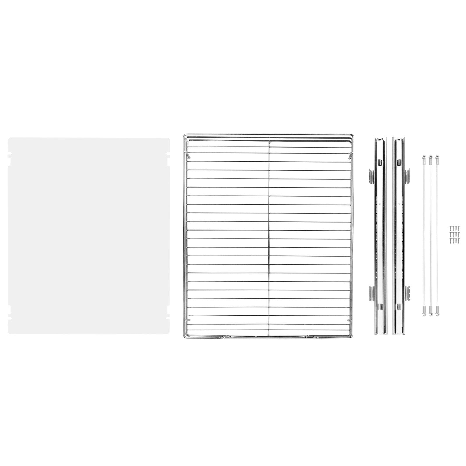 Makeup Organisation & Storage: VEVOR 34x53 cm Pull Out Cabinet Organizer, Heavy Duty Slide Out Pantry Shelves, Chrome-Plated Steel Roll Out Drawers, Sliding Drawer Storage for Home, Inside Kitchen Cabinet, Bathroom, Under Sink
