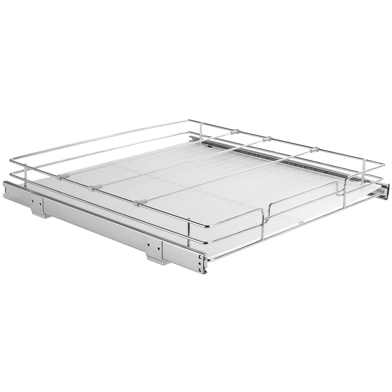 Kitchen & Bathroom DIY: VEVOR Pull Out Cabinet Under Sink Organizer 20 x 21 Inch Wire Drawer Basket