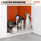 Kitchen & Bathroom DIY: VEVOR Pull Out Cabinet Under Sink Organizer 20 x 21 Inch Wire Drawer Basket