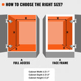Kitchen & Bathroom DIY: VEVOR Pull Out Cabinet Under Sink Organizer 20 x 21 Inch Wire Drawer Basket
