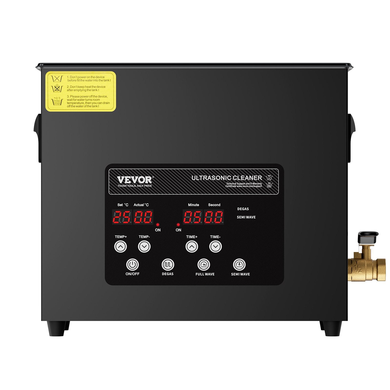 Jewellery Cleaners: VEVOR 6L Ultra Sonic Cleaner, 180W Digital Ultrasonic Cleaning Machine with Gentle Mode & Upgraded Degassing, 40kHz Industrial Ultrasound Cleaner with Heater & Timer for Retainer, Jewelry, Tools