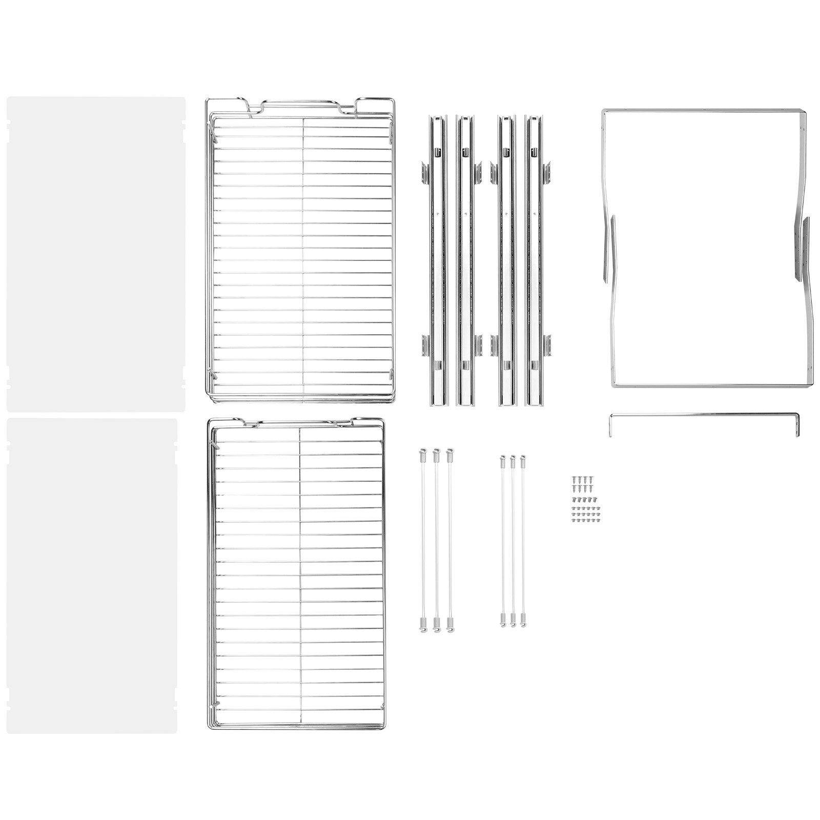 Kitchen & Bathroom DIY: VEVOR 2-Tier Wire Pull Out Cabinet Under Sink Organizer 14x21 Inch Drawer Basket