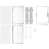 Kitchen & Bathroom DIY: VEVOR 2-Tier Wire Pull Out Cabinet Under Sink Organizer 14x21 Inch Drawer Basket