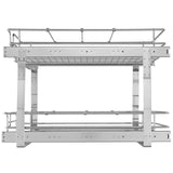 Kitchen & Bathroom DIY: VEVOR 2-Tier Wire Pull Out Cabinet Under Sink Organizer 14x21 Inch Drawer Basket