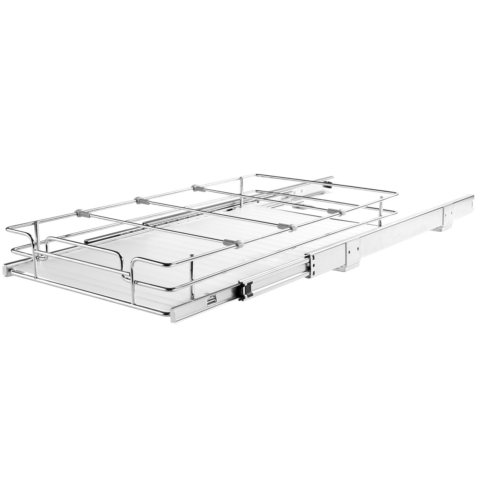 Kitchen & Bathroom DIY: VEVOR Pull Out Cabinet Under Sink Organizer 11.5 x 16.5 Inch Wire Drawer Basket
