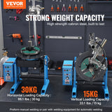 Tool Sockets: VEVOR Rotary Welding Positioner 30KG, 0-90° Welding Positioning Turntable Table 1-12RPM 80W, with 12.4 Inch 3-Jaw Lathe Chuck & Welding Torch Stand Holder for Cutting, Grinding, Assembly, Testing