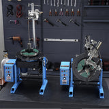 Tool Sockets: VEVOR Rotary Welding Positioner 30KG, 0-90° Welding Positioning Turntable Table 1-12RPM 80W, with 12.4 Inch 3-Jaw Lathe Chuck & Welding Torch Stand Holder for Cutting, Grinding, Assembly, Testing