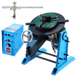 Tool Sockets: VEVOR Rotary Welding Positioner 30KG, 0-90° Welding Positioning Turntable Table 1-12RPM 80W, with 12.4 Inch 3-Jaw Lathe Chuck & Welding Torch Stand Holder for Cutting, Grinding, Assembly, Testing