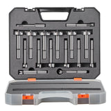 Drill & Screwdriver Accessories: VEVOR Forstner Bit Set, 16 Pcs Forstner Drill Bits Set, 1/4" to 1-5/8", Carbon Steel, with Universal Round Shank, Forstner Drill Bit for Wood and Composite Board, Forstner Bits for Woodworking