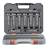 Drill & Screwdriver Accessories: VEVOR Forstner Bit Set, 16 Pcs Forstner Drill Bits Set, 1/4" to 1-5/8", Carbon Steel, with Universal Round Shank, Forstner Drill Bit for Wood and Composite Board, Forstner Bits for Woodworking