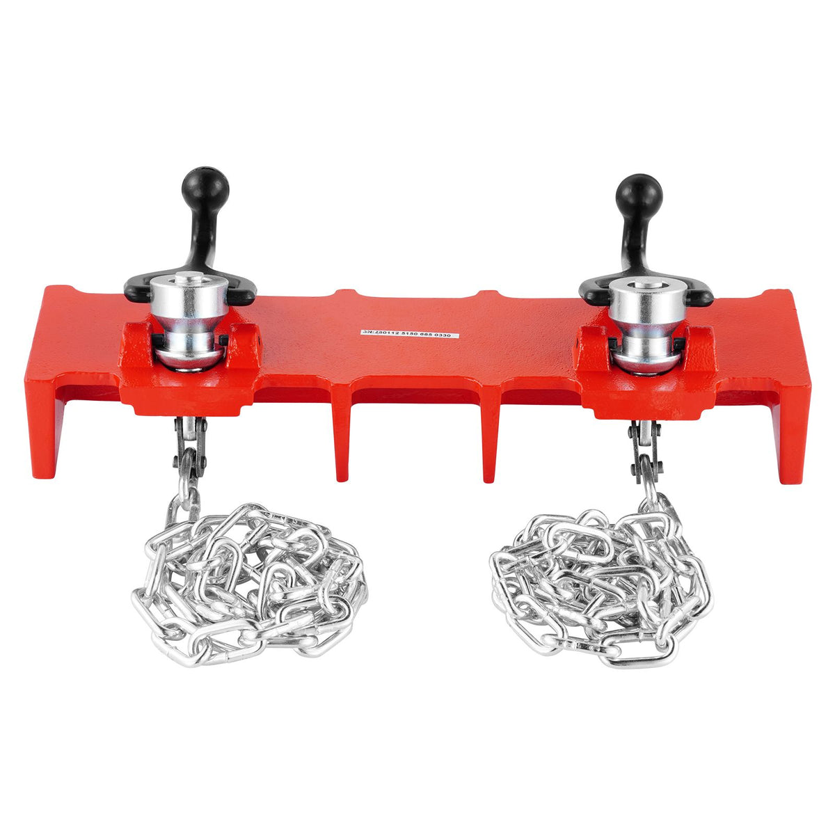 Pipe Welding Vise, 1/2 to 8-inch Pipe Welding Clamp with Dual Chains & Crank Handles, Heavy-Duty Cast Iron Welding Vise for a Variety of Pipes