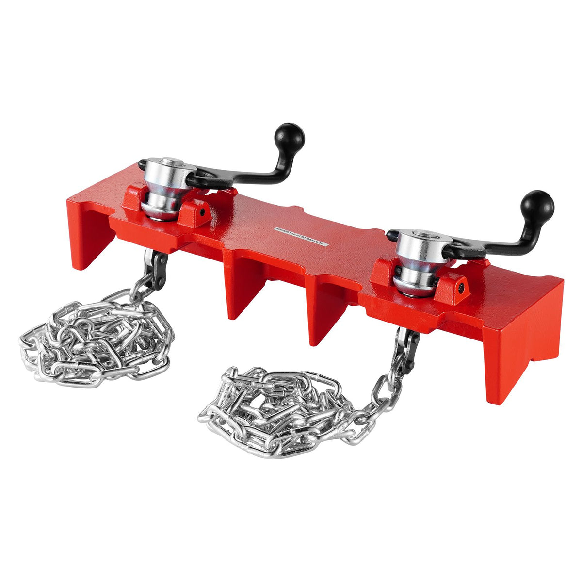 Pipe Welding Vise, 1/2 to 8-inch Pipe Welding Clamp with Dual Chains & Crank Handles, Heavy-Duty Cast Iron Welding Vise for a Variety of Pipes