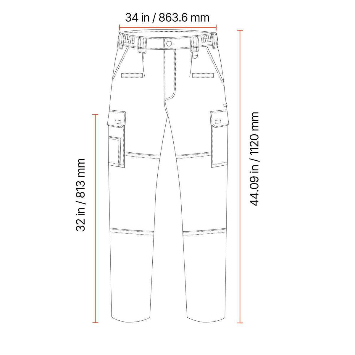 FR Pants for Men, 100% Cotton, Flame-Resistant Cargo Pants with Multi-Pockets and Elastic Waist, Reinforced Tear-proof Stitching, Ideal for Welding Work and Casual Wear, M Size, Black