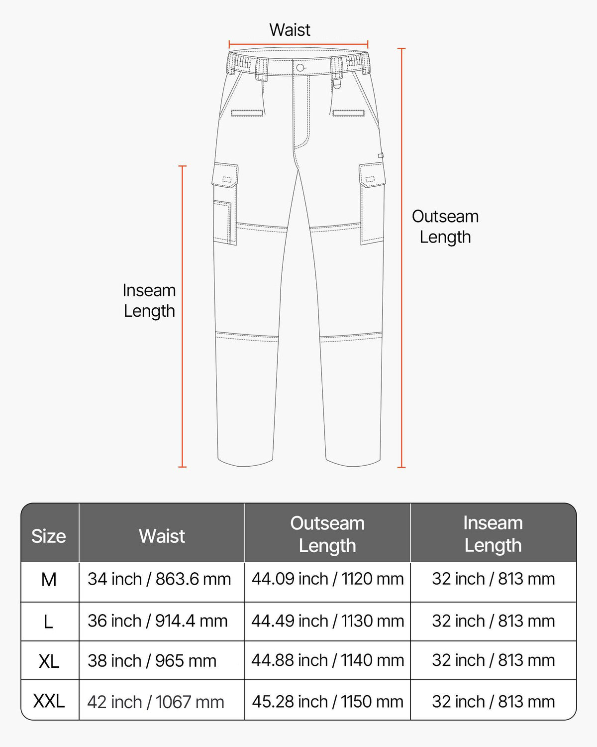 FR Pants for Men, 100% Cotton, Flame-Resistant Cargo Pants with Multi-Pockets and Elastic Waist, Reinforced Tear-proof Stitching, Ideal for Welding Work and Casual Wear, M Size, Dark Blue