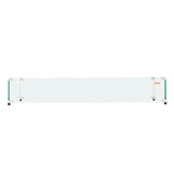 Fire Pits: VEVOR Glass Wind Guard for Rectangular Fire Pit Table 748 x 340 x 165 mm, 8mm Thick and Sturdy Tempered Glass Panel with Hard Aluminum Corner Bracket & Rubber Feet, Easy to Assemble