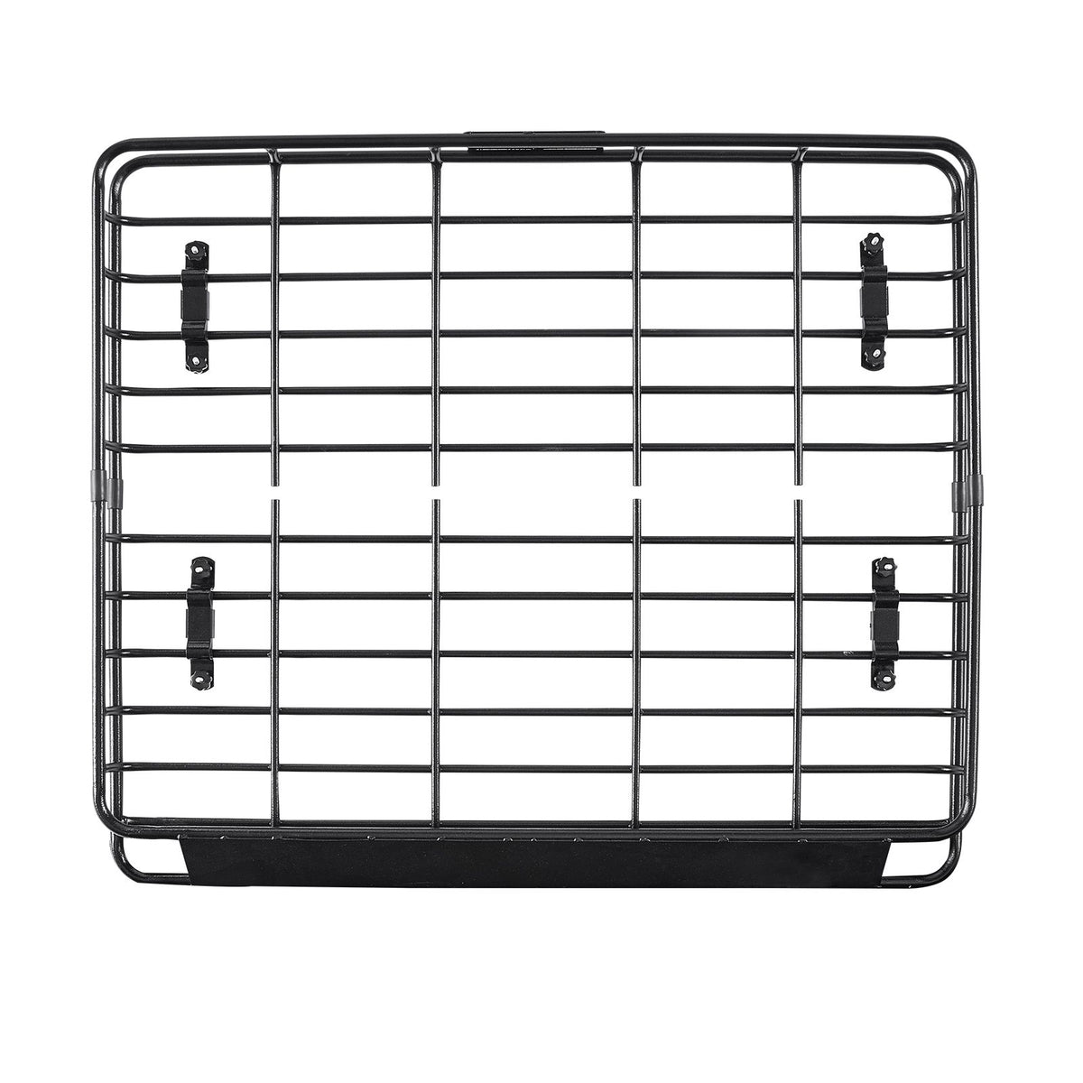 Roof Rack Cargo Carrier, 1095 x 1270 x 105 mm, Universal Rooftop Cargo Basket, Car Top Luggage Holder with 68 kg Max Load Capacity, 4.1 in Fence, Anti-Rust Alloy Steel, Wind Fairing, for SUV Car