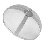 Fire Pits: VEVOR Fire Pit Spark Screen Round 20", Reinforced Heavy Duty Steel Metal Cover, Outdoor Firepit Lid, Easy-Opening Top Screen Covers Round with Ring Handle for Outdoor Patio Fire Pits Backyard
