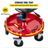 Gymnastics: VEVOR Rolling Garage Stool 300LBS Adjustable Mechanic Work Shop Seat w/Casters