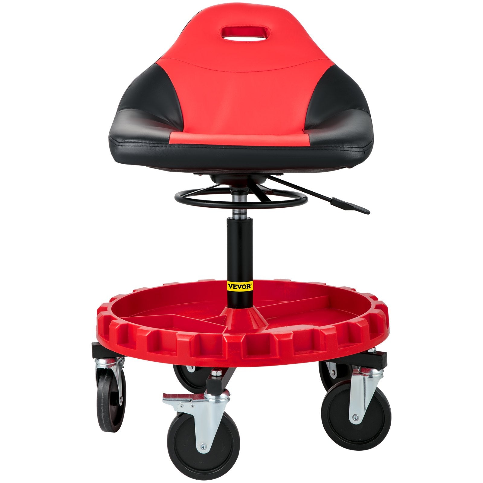 Gymnastics: VEVOR Rolling Garage Stool 300LBS Adjustable Mechanic Work Shop Seat w/Casters