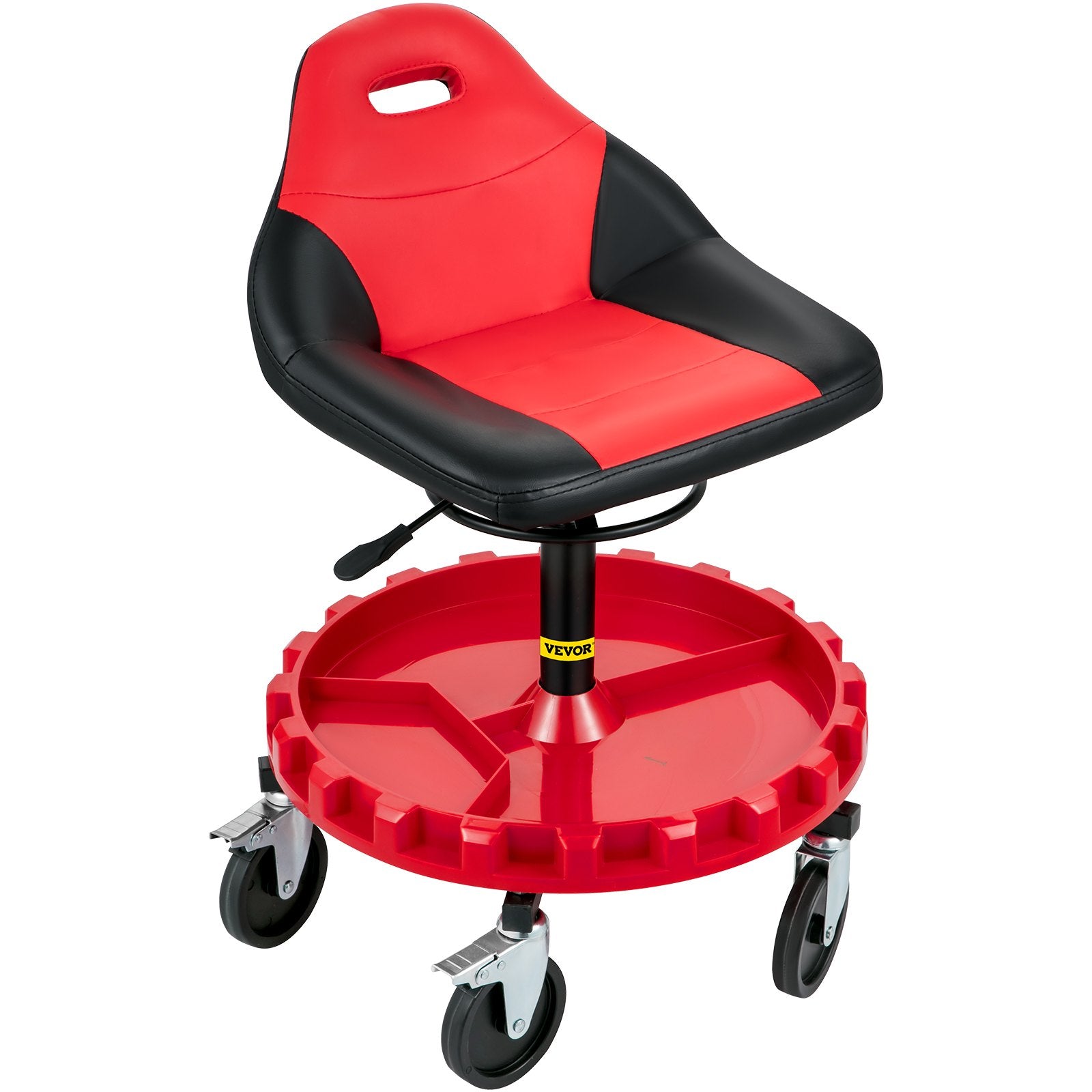 Gymnastics: VEVOR Rolling Garage Stool 300LBS Adjustable Mechanic Work Shop Seat w/Casters