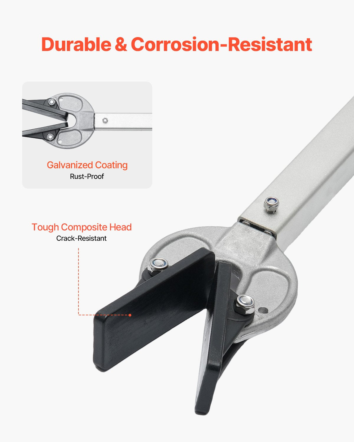 Toilet Brushes & Holders: VEVOR Transom Saver, 23-35 in, Adjustable Boat Transom Saver with Composite Head, Corrosion-Resistant Easy-to-Install Transom Savers for Less Than 100 HP Outboard Motor , Fit for Roller & Trailer