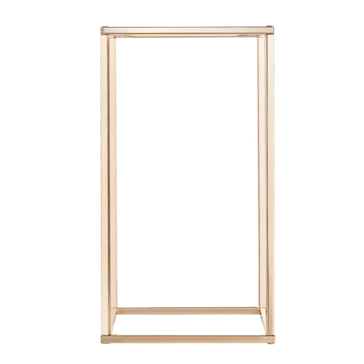 Wedding Flower Stand, 10PCS 40cm Column Flower Stand, Floral Stands with Acrylic Laminate, Gold Rectangular Floral Display Rack for Wedding, Party, Birthday, Home, Gold Centerpiece Stands
