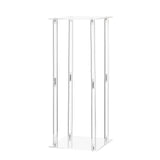 Wedding Favours: VEVOR Wedding Flower Stand, 10PCS 50cm Column Flower Stand, Floral Stands with Acrylic Laminate, Cylindrical Cubic Floral Display Rack for Wedding, Party, Birthday, Home, Centerpiece Stands