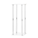 Wedding Favours: VEVOR Wedding Flower Stand, 10PCS 50cm Column Flower Stand, Floral Stands with Acrylic Laminate, Cylindrical Cubic Floral Display Rack for Wedding, Party, Birthday, Home, Centerpiece Stands