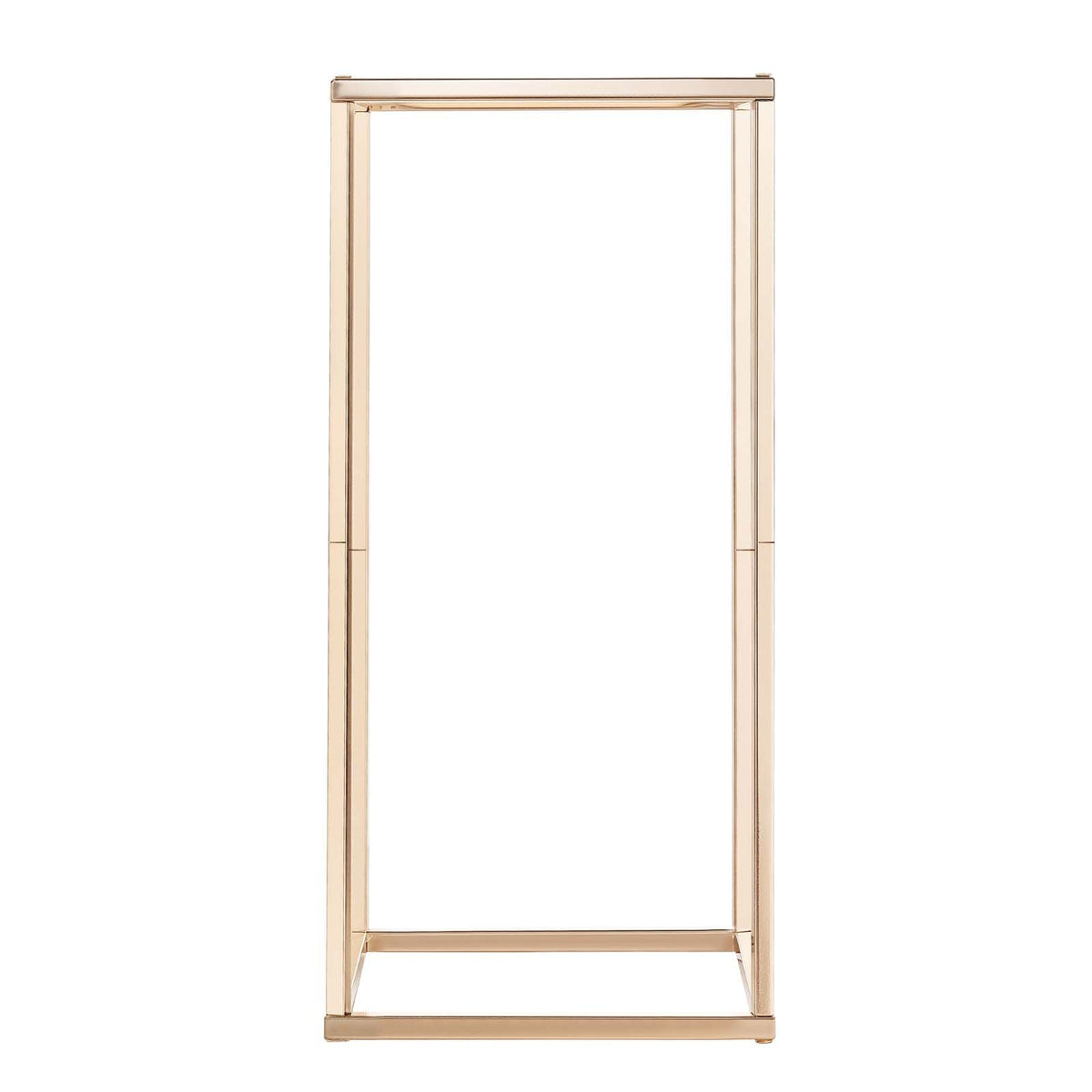 Wedding Flower Stand, 10PCS 60cm Column Flower Stand, Floral Stands with Metal Laminate, Gold Rectangular Floral Display Rack for Wedding, Party, Birthday, Home,  Gold Centerpiece Stands