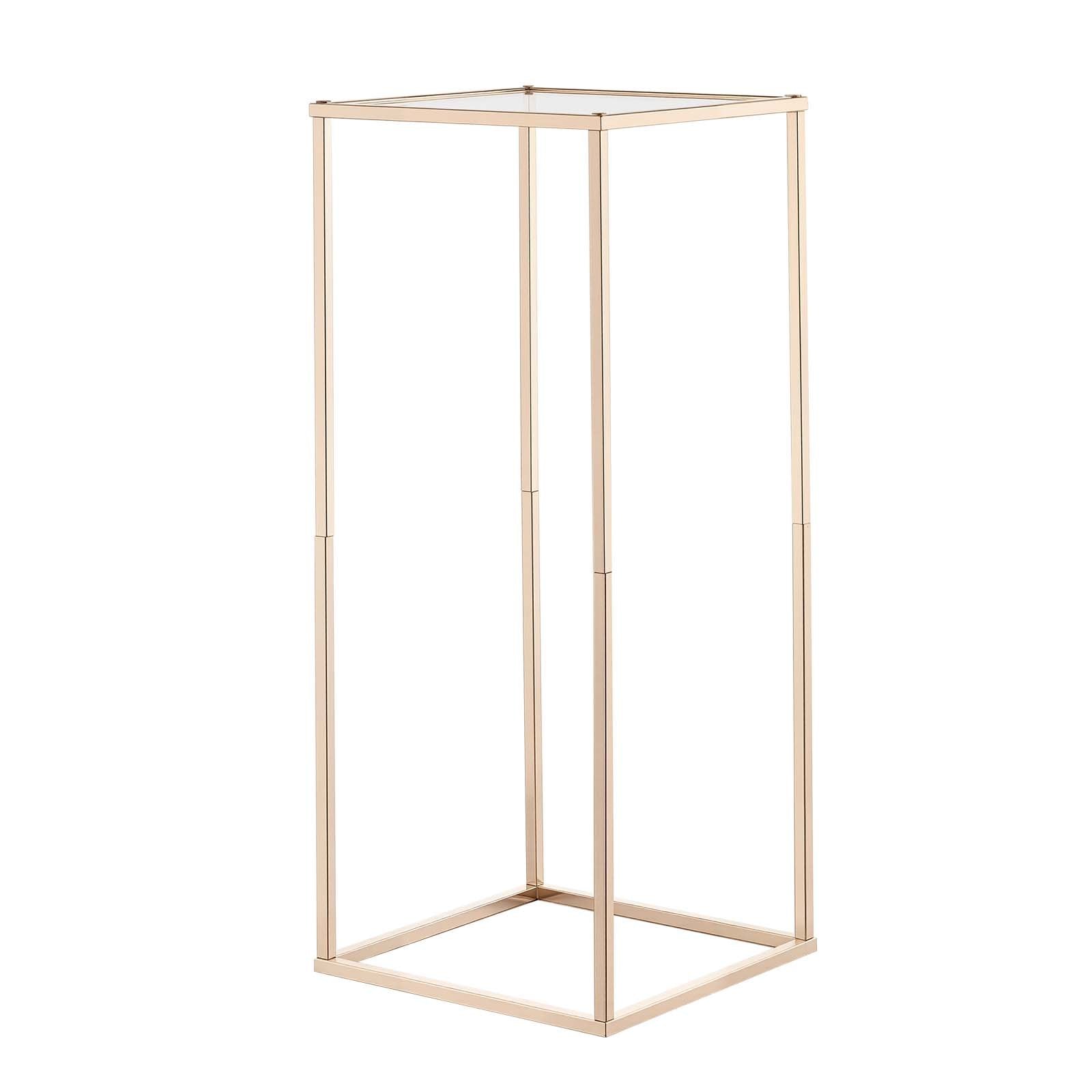 Wedding Favours: VEVOR Wedding Flower Stand, 10PCS 60cm Column Flower Stand, Floral Stands with Acrylic Laminate, Gold Rectangular Floral Display Rack for Wedding, Party, Birthday, Home,  Gold Centerpiece Stands
