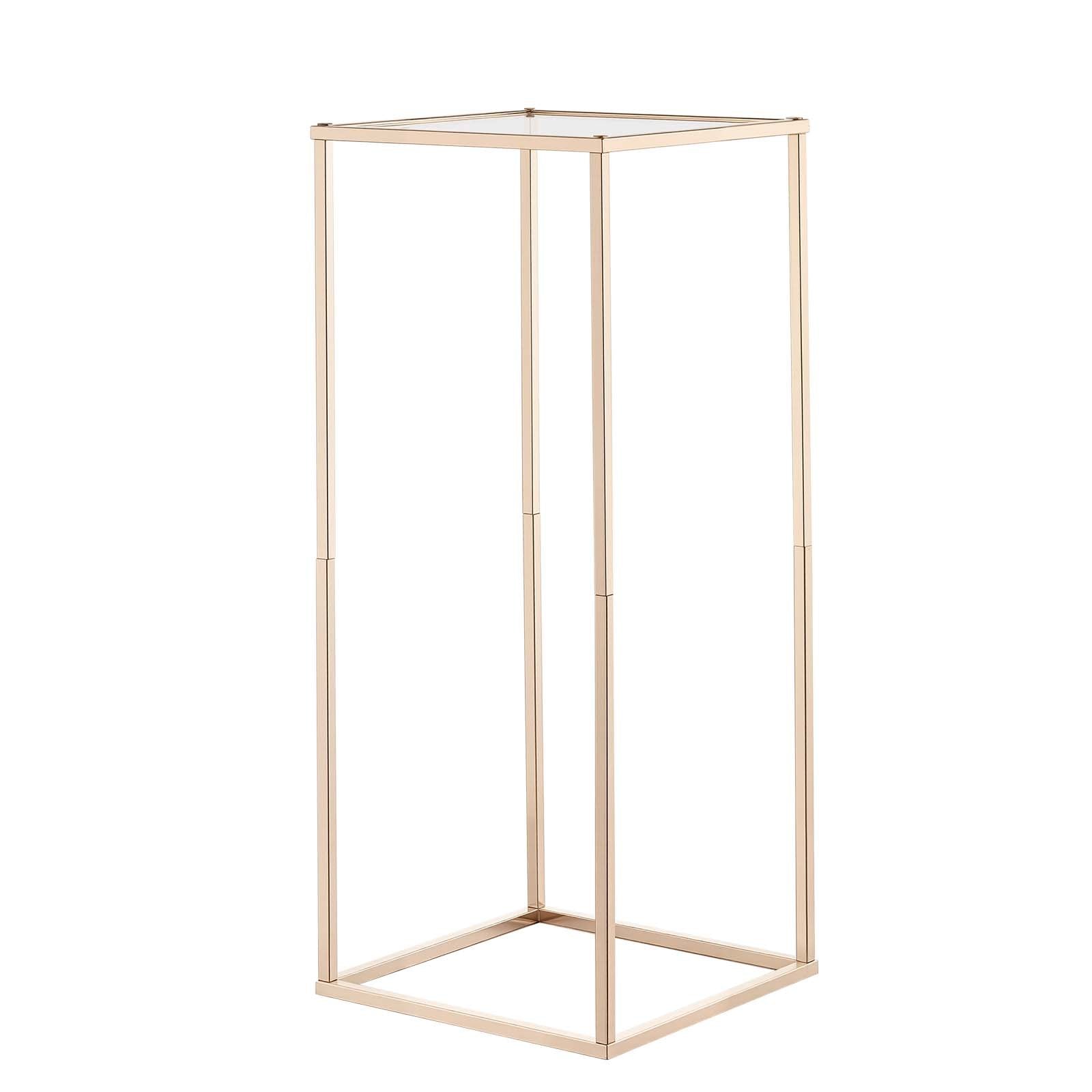 Wedding Favours: VEVOR Wedding Flower Stand, 10PCS 60cm Column Flower Stand, Floral Stands with Acrylic Laminate, Gold Rectangular Floral Display Rack for Wedding, Party, Birthday, Home,  Gold Centerpiece Stands