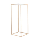 Wedding Favours: VEVOR Wedding Flower Stand, 10PCS 60cm Column Flower Stand, Floral Stands with Acrylic Laminate, Gold Rectangular Floral Display Rack for Wedding, Party, Birthday, Home,  Gold Centerpiece Stands