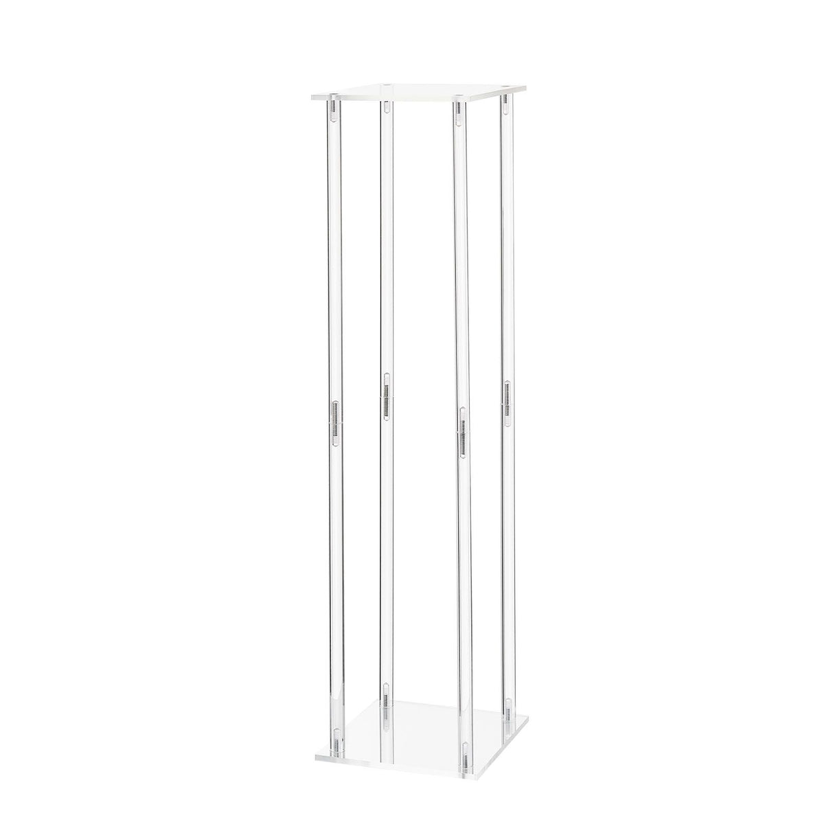 Wedding Flower Stand, 10PCS 80cm Column Flower Stand, Floral Stands with Acrylic Laminate, Cylindrical Cubic Floral Display Rack for Wedding, Party, Birthday, Home, Centerpiece Stands