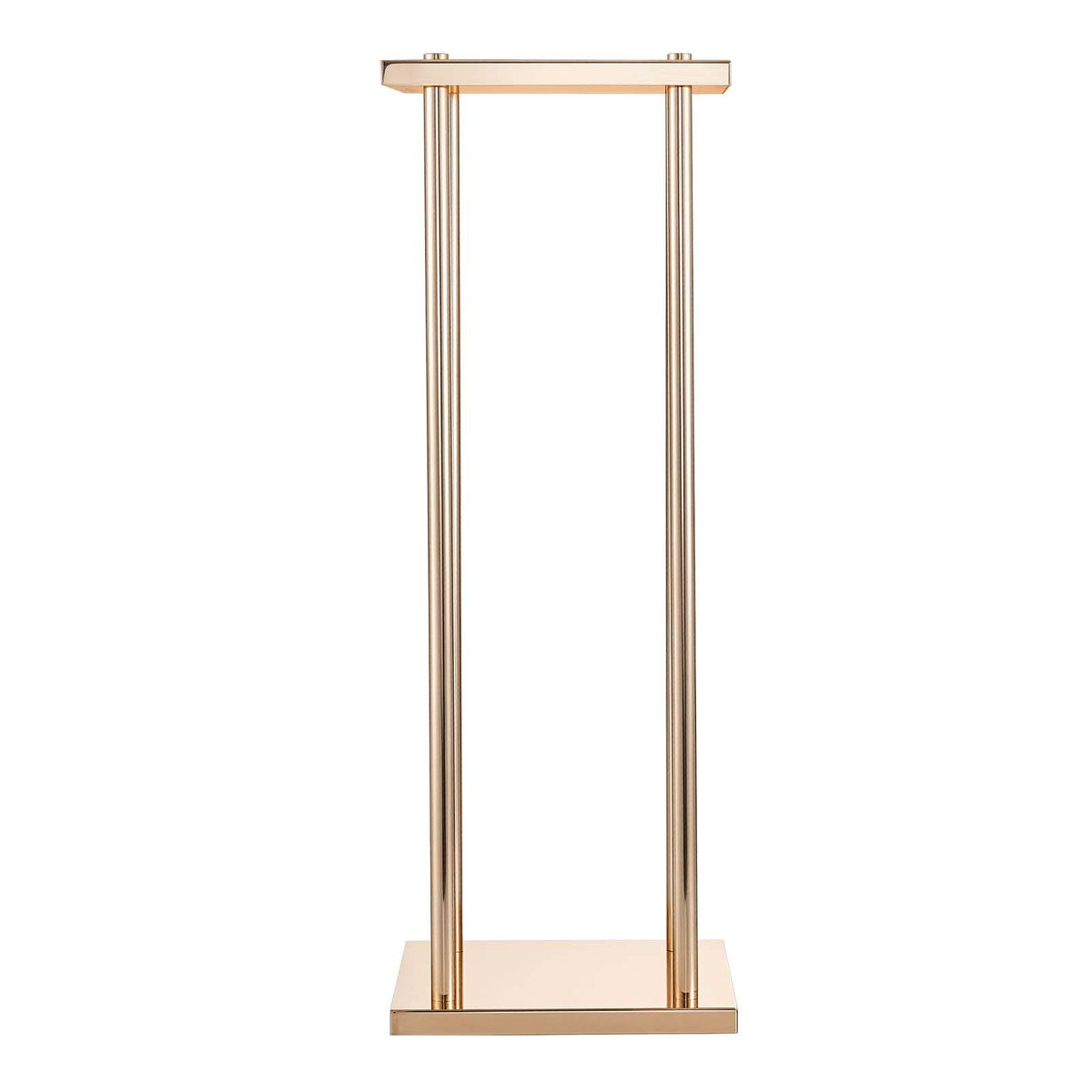 Wedding Flower Stand, 10PCS 80cm Column Flower Stand, Floral Stands with Metal Laminate, Cylindrical Cubic Floral Display Rack for Wedding, Party, Birthday, Home, Gold Centerpiece Stands
