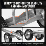 Fence & Gate Accessories: VEVOR Sliding Gate Kit 6” Heavy Duty Rolling Hardware for Door 600 lbs Load