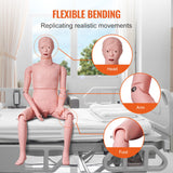 Men's Thongs & Sandals: VEVOR Nursing Training Manikin, Male Life Size Demonstration Human Manikin for Nursing Training, Multifunctional Education Teaching Model Supplies, PVC Anatomical Mannequin Body Care Simulator Model