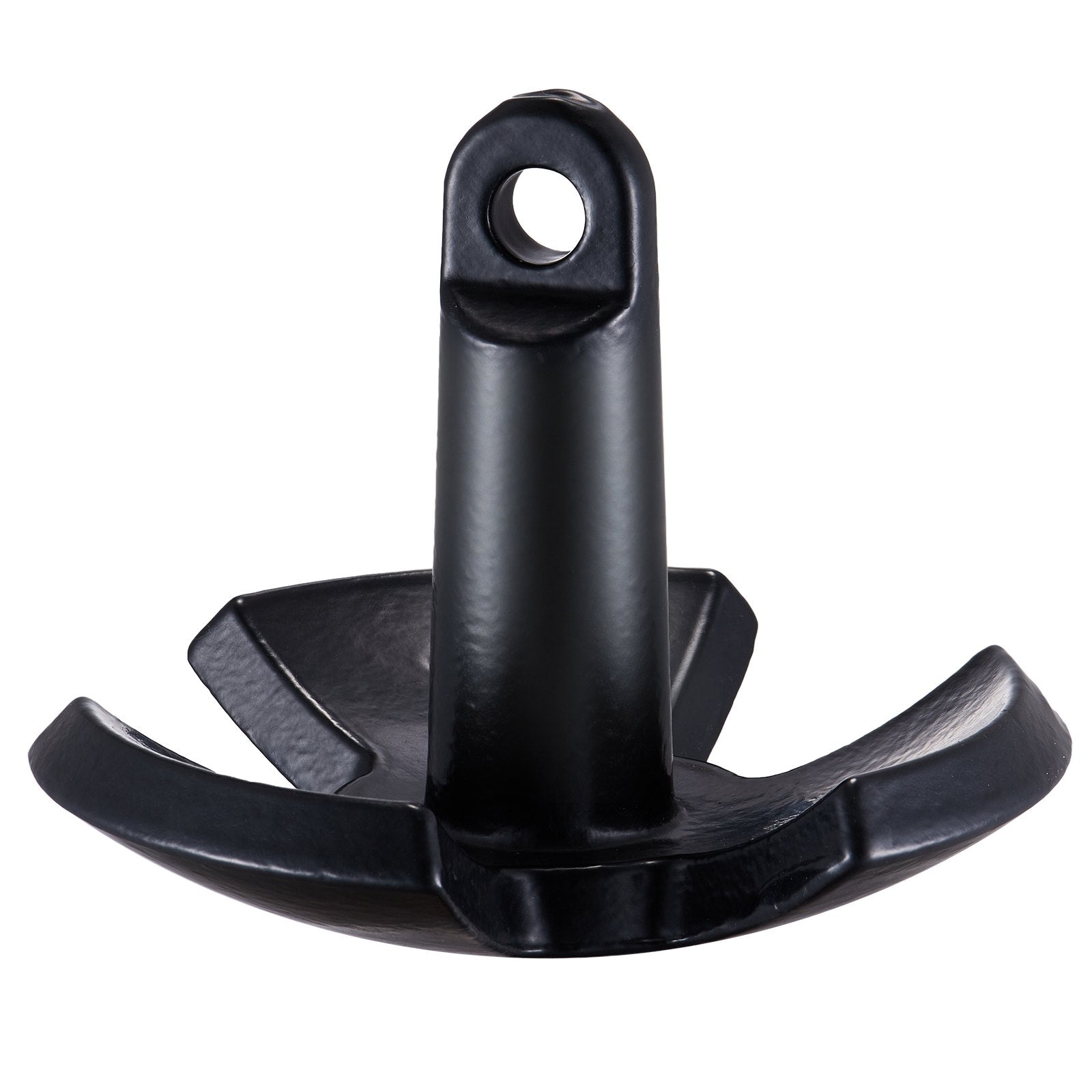 Boating Accessories: VEVOR River Anchor, 12 LBS Boat Anchor Cast Iron Black Vinyl-Coated with Shackle, Marine Grade Mushroom Anchor for Boats Up To 10 ft, Impressive Holding Power in River and Mud Bottom Lakes