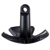 Boating Accessories: VEVOR River Anchor, 12 LBS Boat Anchor Cast Iron Black Vinyl-Coated with Shackle, Marine Grade Mushroom Anchor for Boats Up To 10 ft, Impressive Holding Power in River and Mud Bottom Lakes