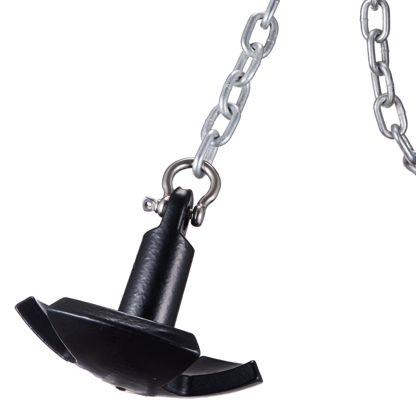 Boating Accessories: VEVOR River Anchor, 12 LBS Boat Anchor Cast Iron Black Vinyl-Coated with Shackle, Marine Grade Mushroom Anchor for Boats Up To 10 ft, Impressive Holding Power in River and Mud Bottom Lakes