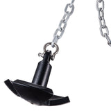 Boating Accessories: VEVOR River Anchor, 12 LBS Boat Anchor Cast Iron Black Vinyl-Coated with Shackle, Marine Grade Mushroom Anchor for Boats Up To 10 ft, Impressive Holding Power in River and Mud Bottom Lakes