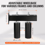 Fence & Gate Accessories: VEVOR Sliding Gate Kit 6” Rolling Hardware with T-Bracket Adjustable for Door