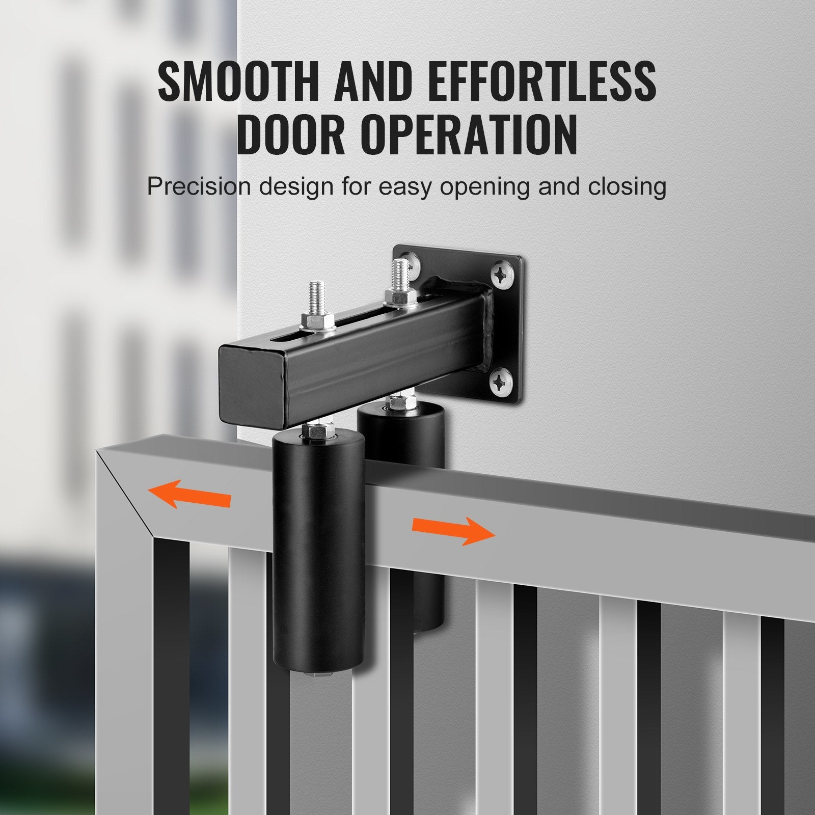 Fence & Gate Accessories: VEVOR Sliding Gate Kit 6” Rolling Hardware with T-Bracket Adjustable for Door