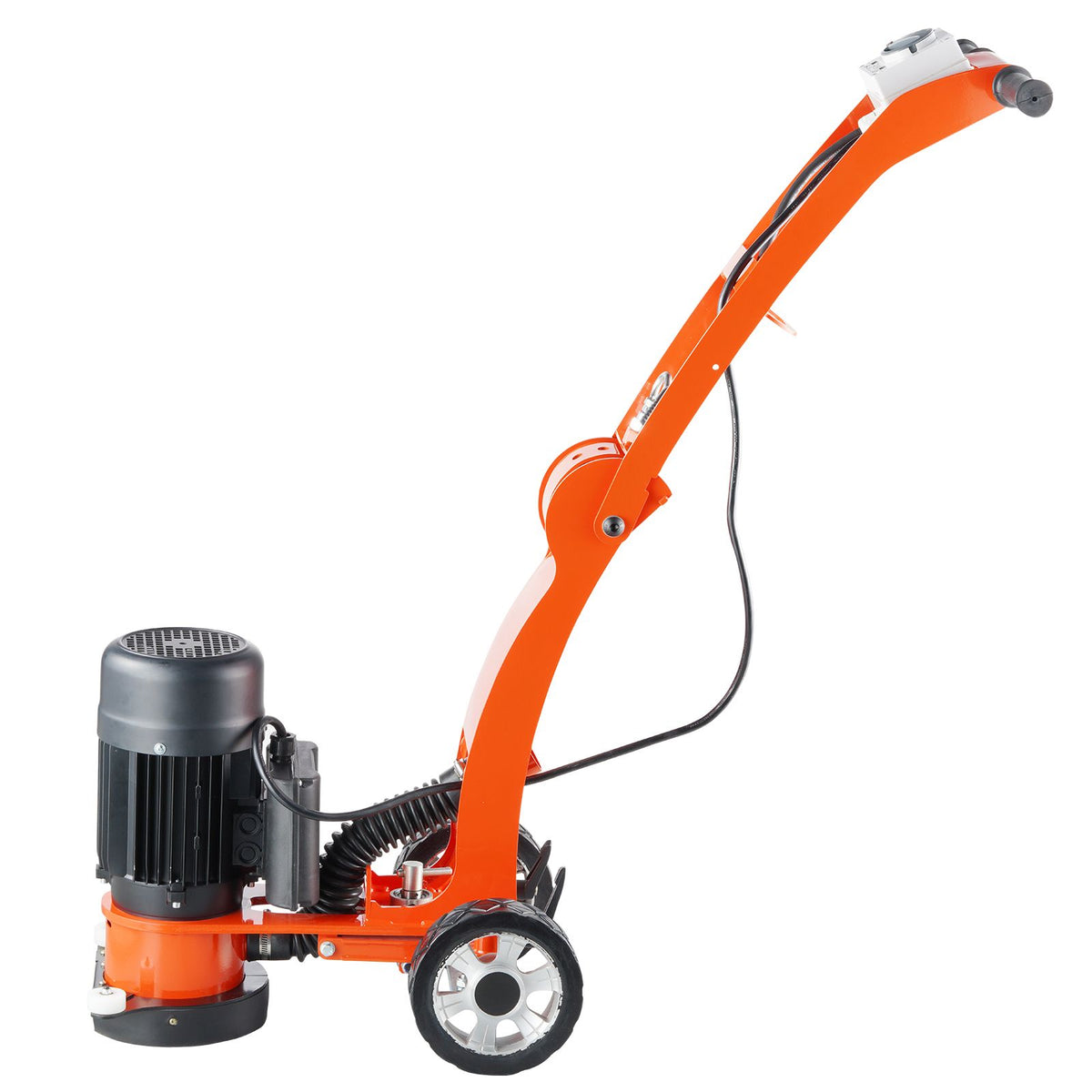 Electric Concrete Floor Grinder 7" Walk-Behind Grinder 2.0HP Concrete Floor Polisher, 1500W Grinding Machine, 1400RPM Upgrade Brushless Motor Surfacing Grinder for Granite/Marble/Stones